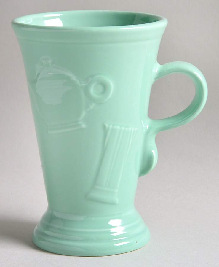 Fiesta Sea Mist Green (Intro 1989) Pedestal Mug by Homer Laughlin -1