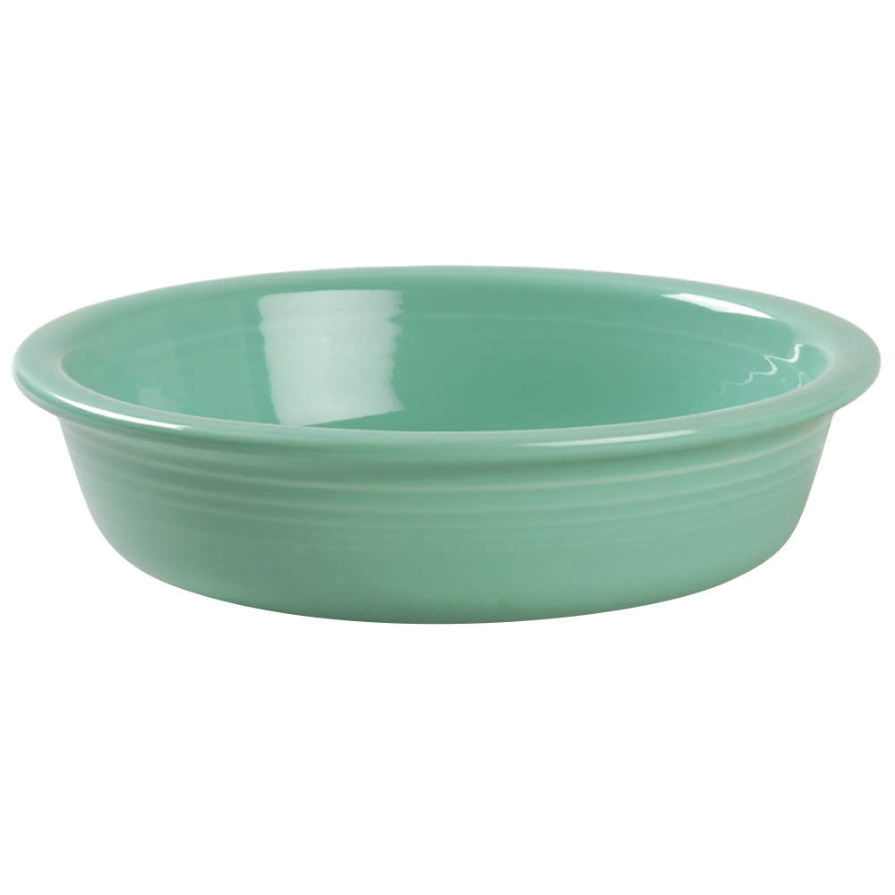 Fiesta Sea Mist Green (Intro 1989) Coupe Soup Bowl by Homer Laughlin -1