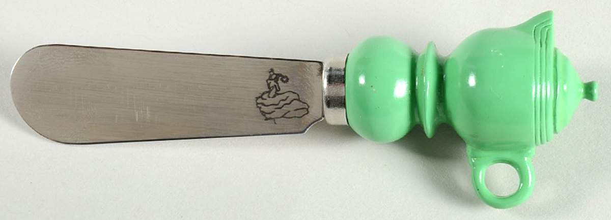 Fiesta Sea Mist Green (Intro 1989) Individual Spreader by Homer Laughlin -1