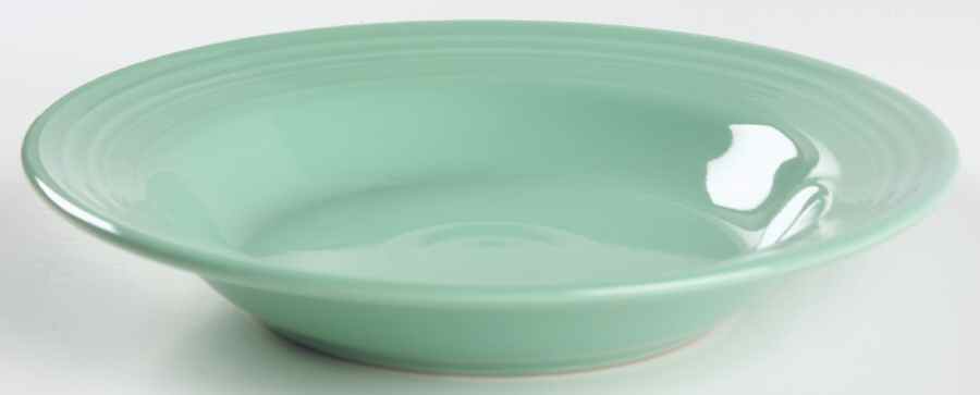 Fiesta Sea Mist Green (Intro 1989) Large Rim Soup Bowl by Homer Laughlin -1