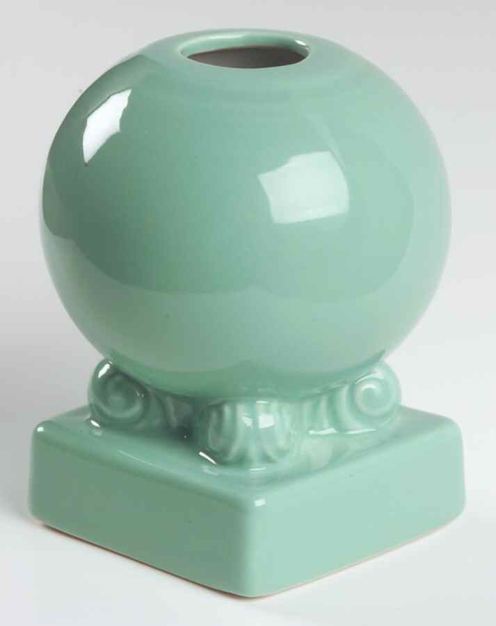 Fiesta Sea Mist Green (Intro 1989) Bulb Candleholder by Homer Laughlin -1