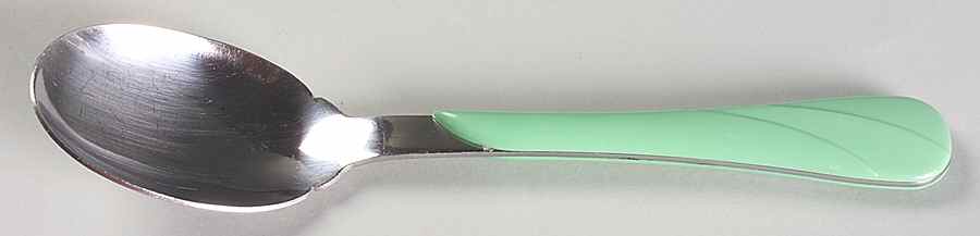 Fiesta Sea Mist Green (Intro 1989) Tablespoon (Serving Spoon) by Homer Laughlin -1