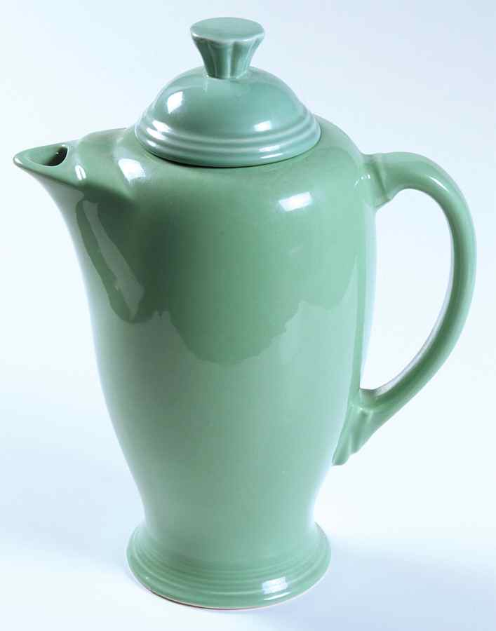 Fiesta Sea Mist Green (Intro 1989) Coffee Pot & Lid by Homer Laughlin -1