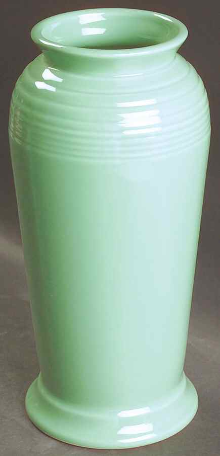 Fiesta Sea Mist Green (Intro 1989) 9" Monarch Vase by Homer Laughlin -1