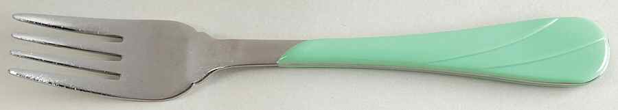 Fiesta Sea Mist Green (Intro 1989) Dinner Fork (7 1/2" or Larger) by Homer Laughlin -1