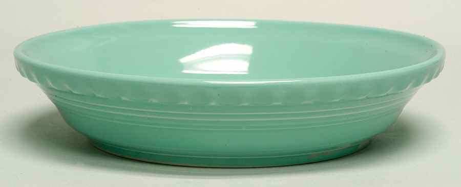 Fiesta Sea Mist Green (Intro 1989) 8'' Pie Baking Plate by Homer Laughlin -1