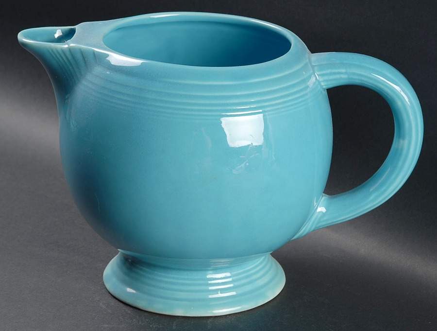 Fiesta Turquoise (Older) 64 Oz Pitcher by Homer Laughlin -1