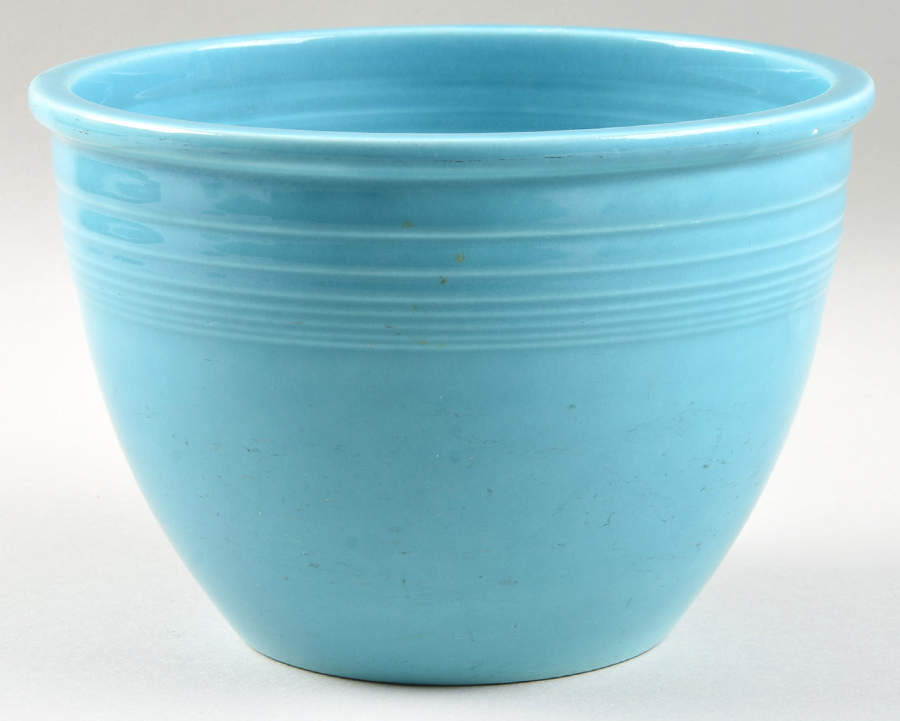 Fiesta Turquoise (Older) 6" Nested Mixing Bowl w/Center Interior Rings by Homer Laughlin -1