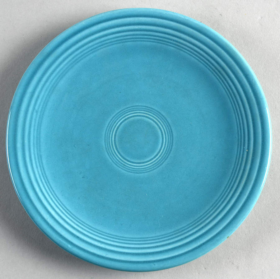 Fiesta Turquoise (Older) Bread & Butter Plate by Homer Laughlin -1
