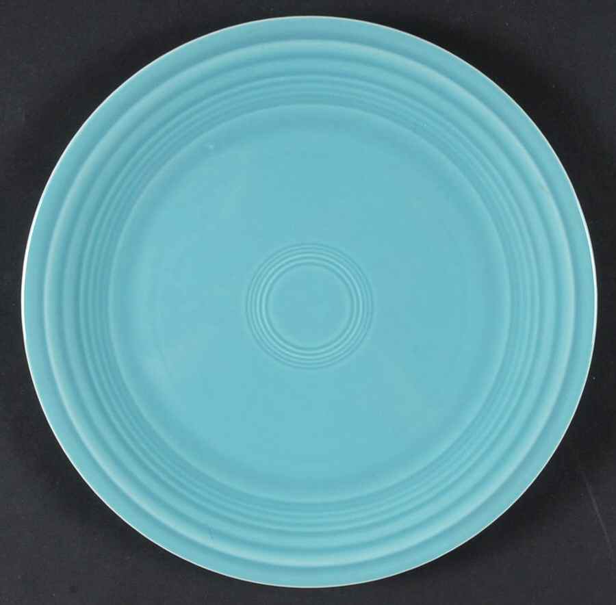 Fiesta Turquoise (Older) Luncheon Plate by Homer Laughlin -1