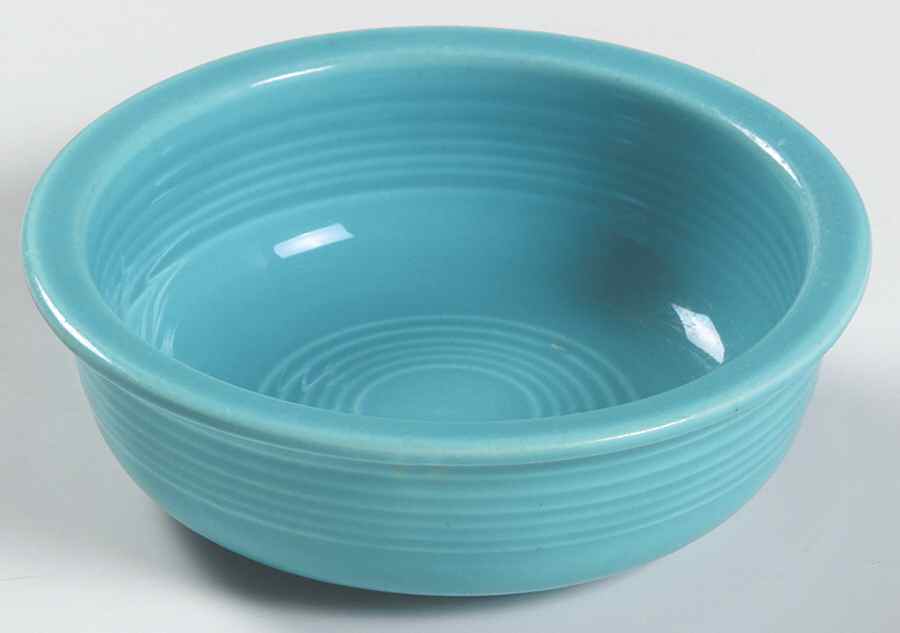 Fiesta Turquoise (Older) 4 3/4" Fruit Bowl by Homer Laughlin -1