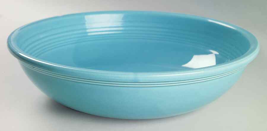 Fiesta Turquoise (Older) Large Fruit Bowl by Homer Laughlin -1