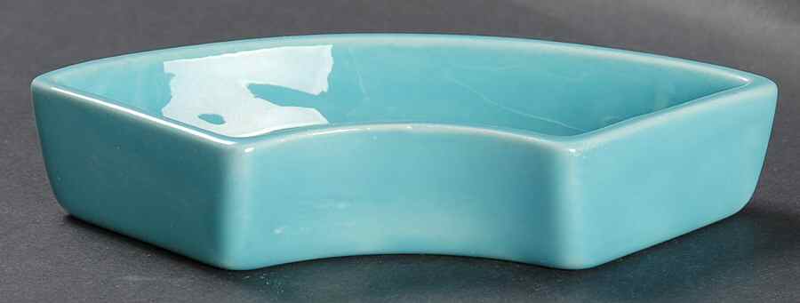 Fiesta Turquoise (Older) Side Dish for 6-Piece Relish Set by Homer Laughlin -1