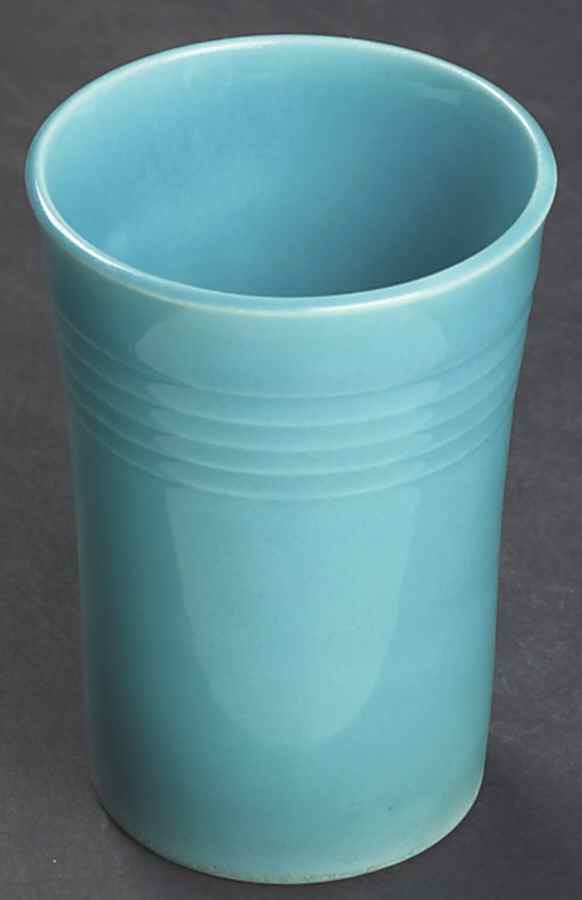 Fiesta Turquoise (Older) 5 Oz China Juice Tumbler by Homer Laughlin -1