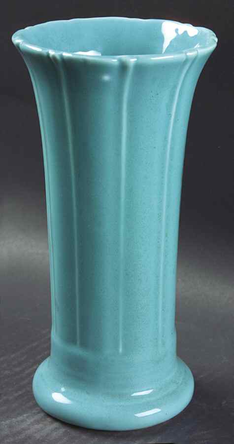 Fiesta Turquoise (Older) 8" Vase by Homer Laughlin -1