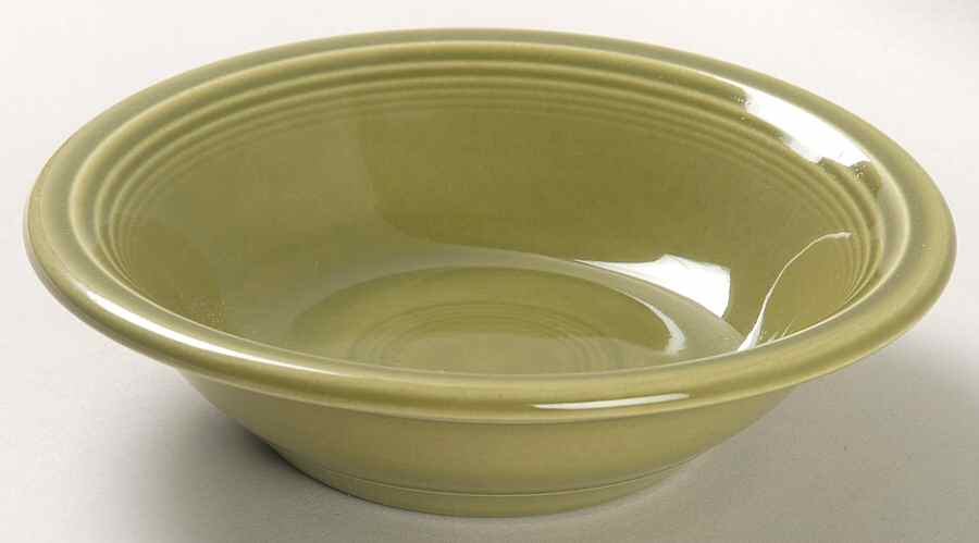 Fiesta Turf Green (Ironstone) Fruit/Dessert (Sauce) Bowl by Homer Laughlin -1