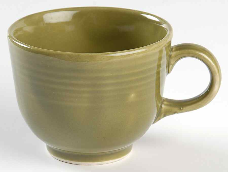 Fiesta Turf Green (Ironstone) Footed Cup by Homer Laughlin -1