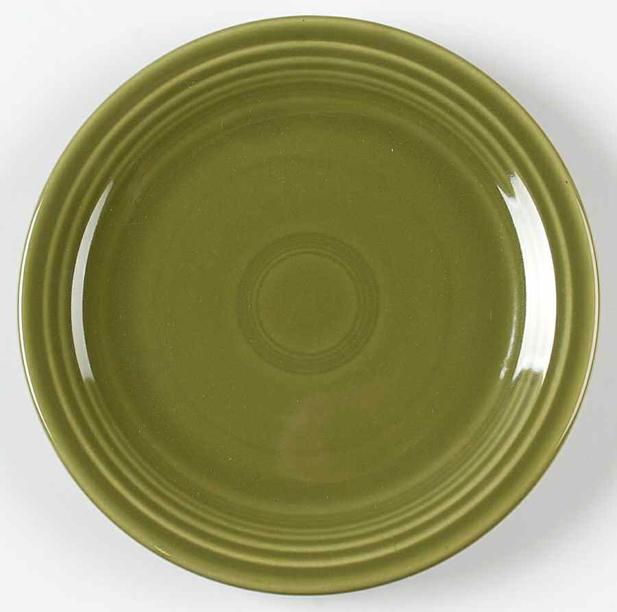 Fiesta Turf Green (Ironstone) Salad Plate by Homer Laughlin -1