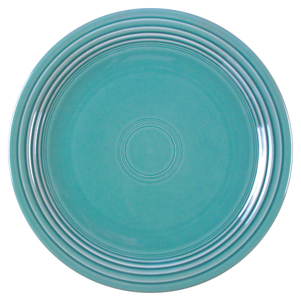 Fiesta Turquoise (Intro 1986) 11" Chop Plate (Round Platter) by Homer Laughlin -1