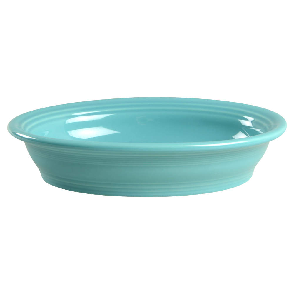 Fiesta Turquoise (Intro 1986) 10" Oval Vegetable Bowl by Homer Laughlin -1