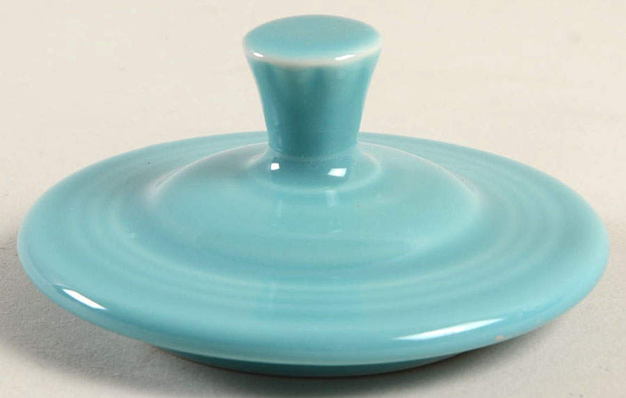 Fiesta Turquoise (Intro 1986) Lid for Sugar Bowl by Homer Laughlin -1