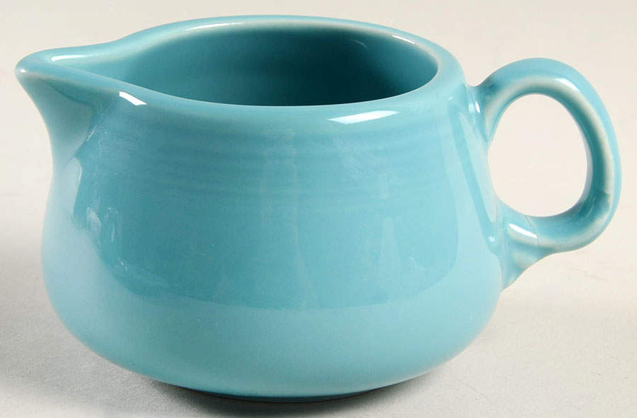 Fiesta Turquoise (Intro 1986) Creamer by Homer Laughlin -1