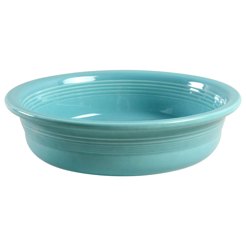 Fiesta Turquoise (Intro 1986) 10" Large Salad Serving Bowl by Homer Laughlin -1