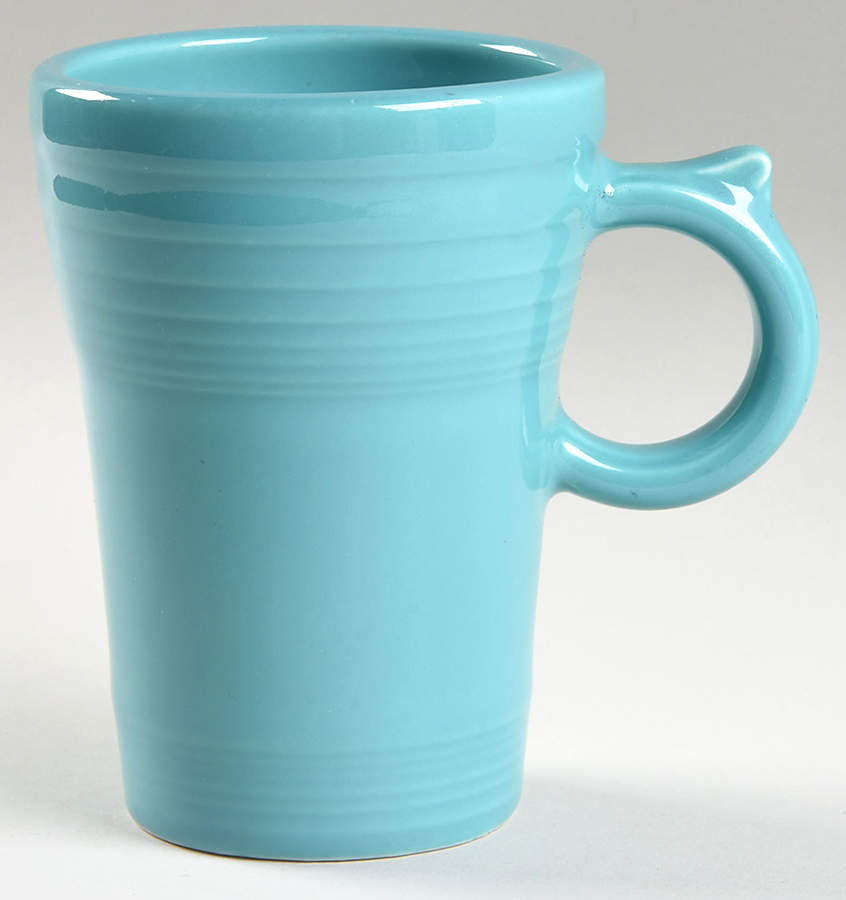 Fiesta Turquoise (Intro 1986) Latte Mug by Homer Laughlin -1