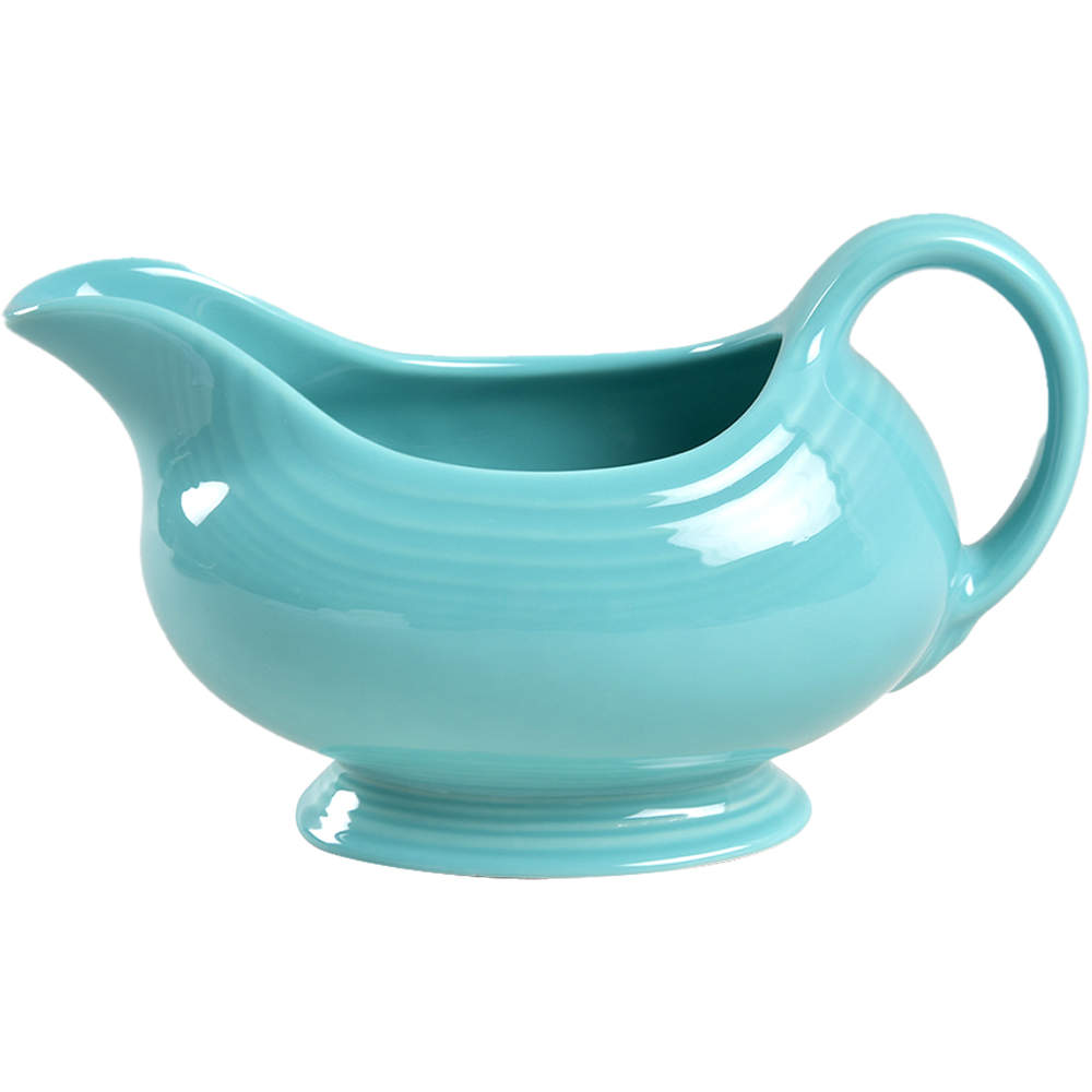 Fiesta Turquoise (Intro 1986) Open Sauce Boat by Homer Laughlin -1