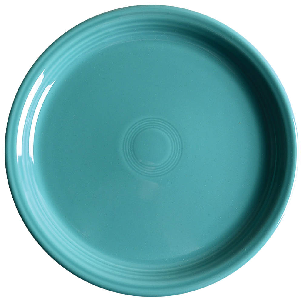 Fiesta Turquoise (Intro 1986) Bistro Deep Dinner Plate by Homer Laughlin -1