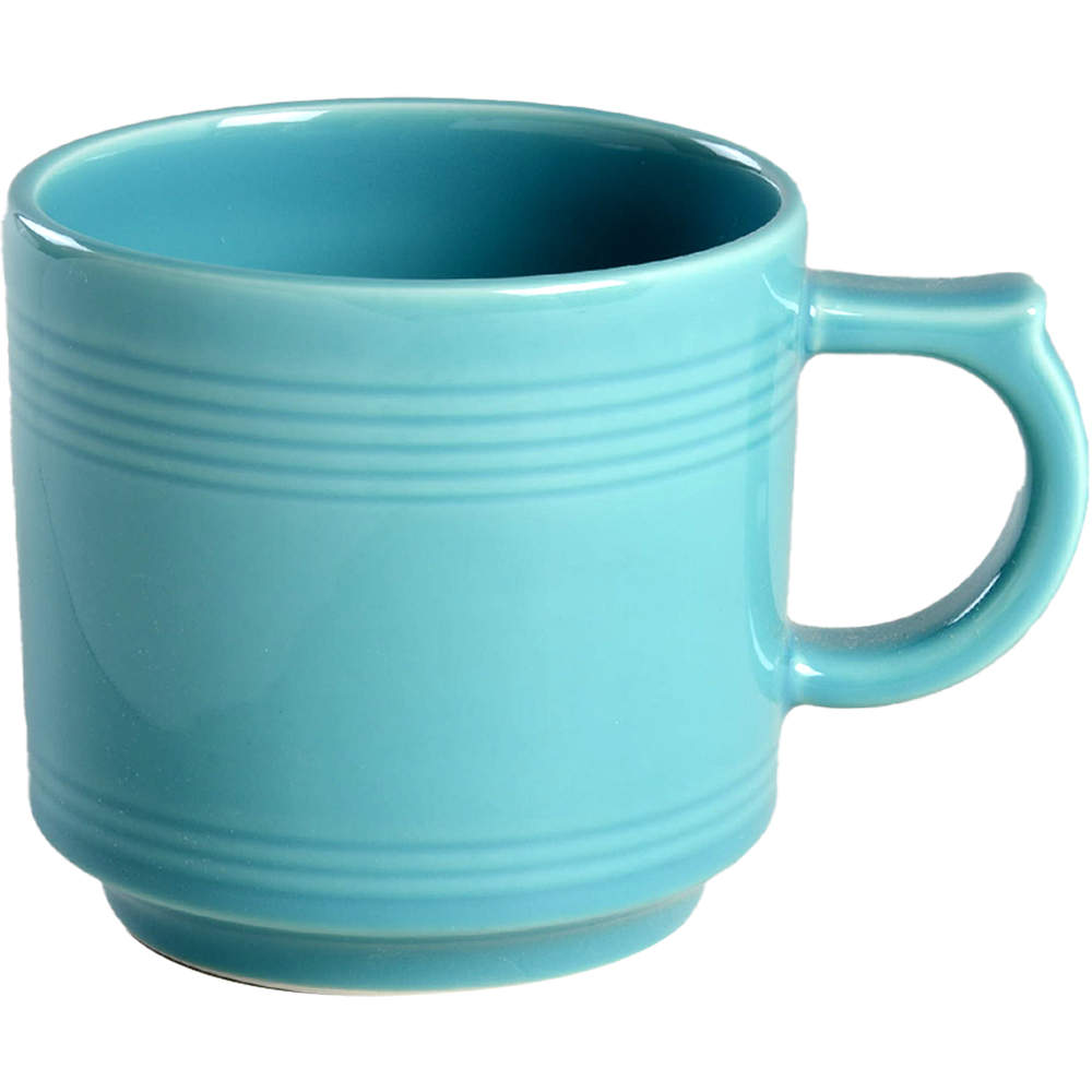 Fiesta Turquoise (Intro 1986) Stackable Mug by Homer Laughlin -1