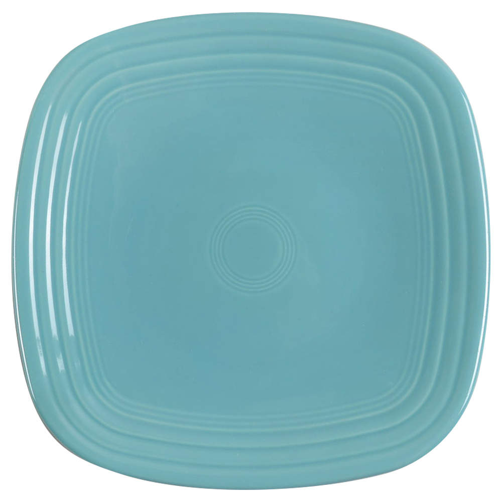 Fiesta Turquoise (Intro 1986) Square Luncheon Plate by Homer Laughlin -1