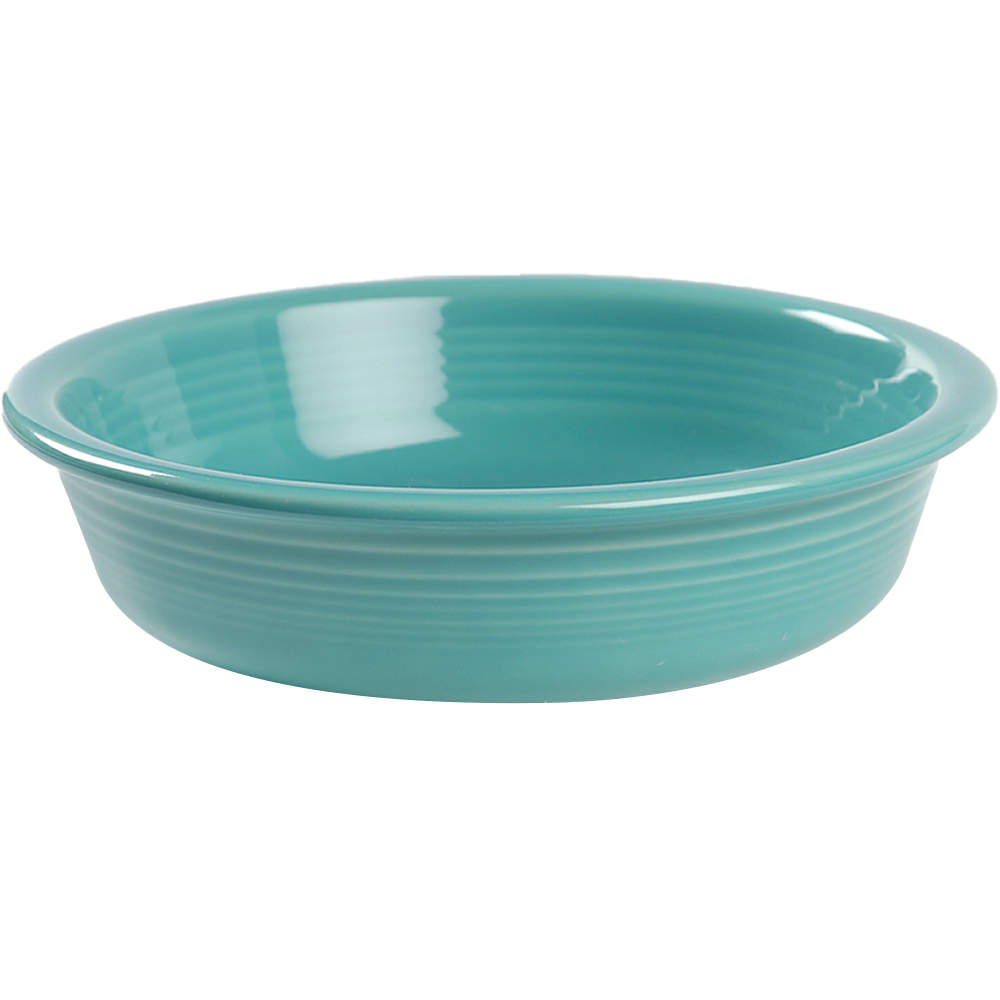 Fiesta Turquoise (Intro 1986) Coupe Soup Bowl by Homer Laughlin -1
