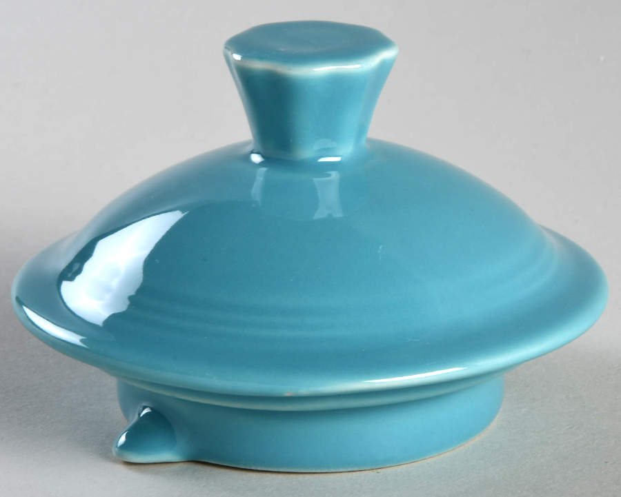 Fiesta Turquoise (Intro 1986) Lid for Teapot by Homer Laughlin -1