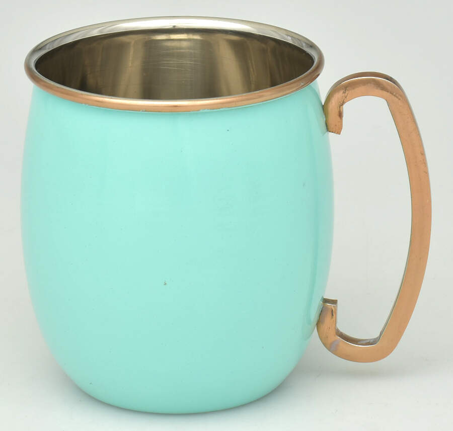 Fiesta Turquoise (Intro 1986) Copper Mule Mug by Homer Laughlin -1