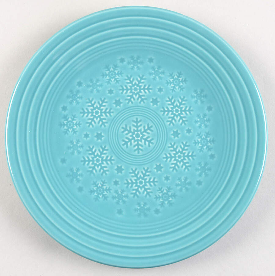 Fiesta Turquoise (Intro 1986) Luncheon Plate by Homer Laughlin -1