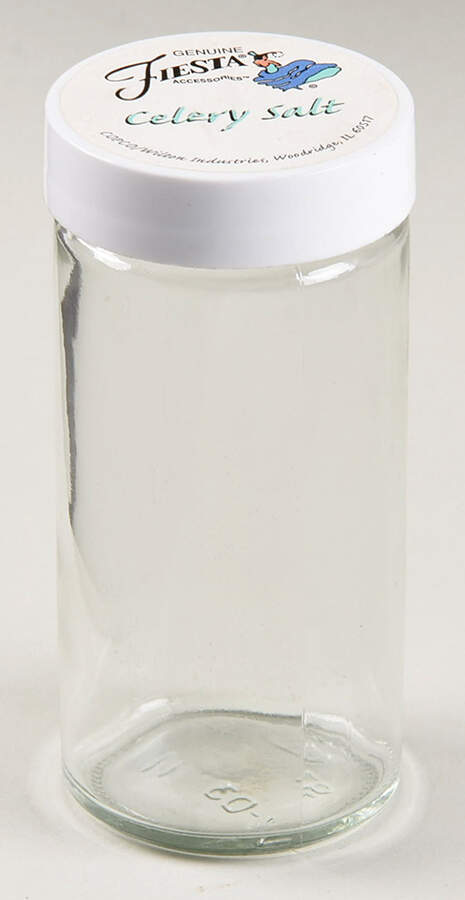 Fiesta Turquoise (Intro 1986) Glassware Spice Jar by Homer Laughlin -1