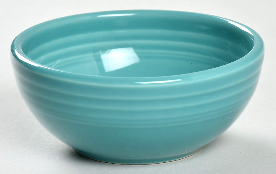 Fiesta Turquoise (Intro 1986) 3" Mini Bowl by Homer Laughlin -1
