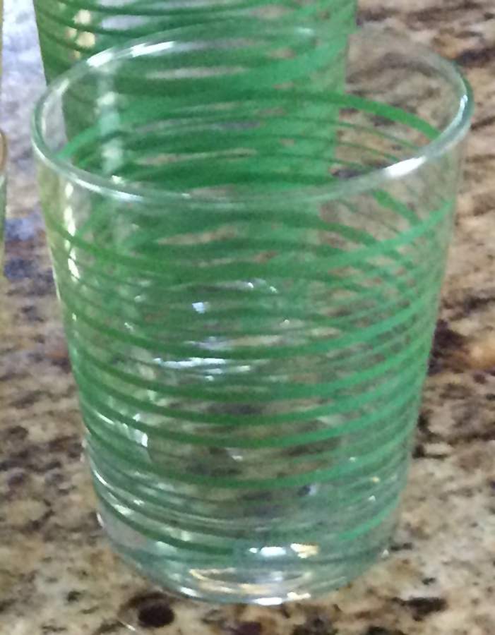 Fiesta Turquoise (Intro 1986) Glassware Double Old Fashioned by Homer Laughlin -1