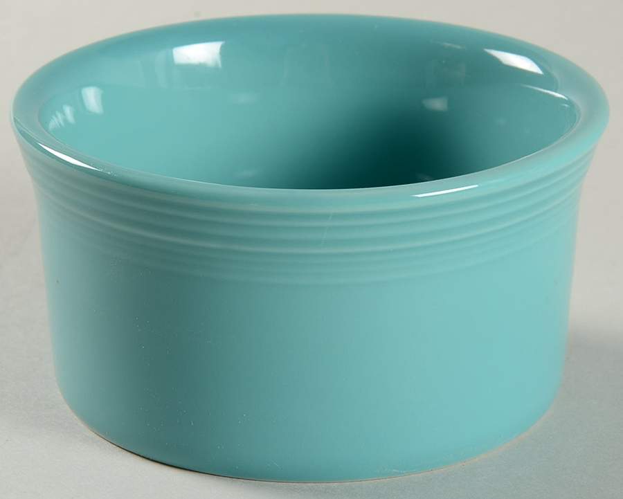 Fiesta Turquoise (Intro 1986) Dip Bowl (for Dip and Spreader) by Homer Laughlin -1