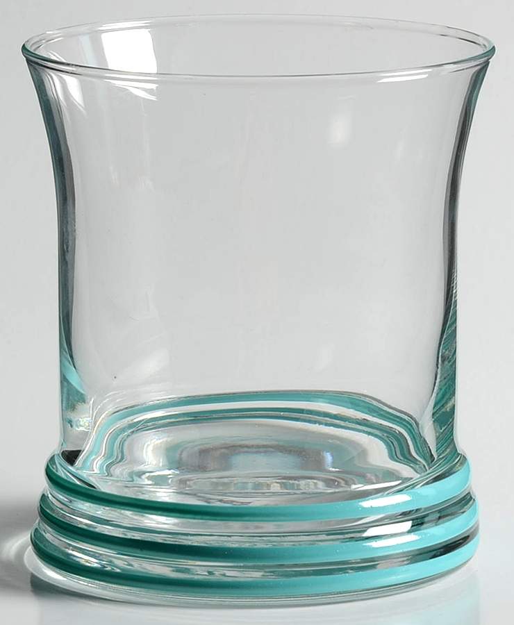 Fiesta Turquoise (Intro 1986) 12 Oz Glassware Double Old Fashioned by Homer Laughlin -1