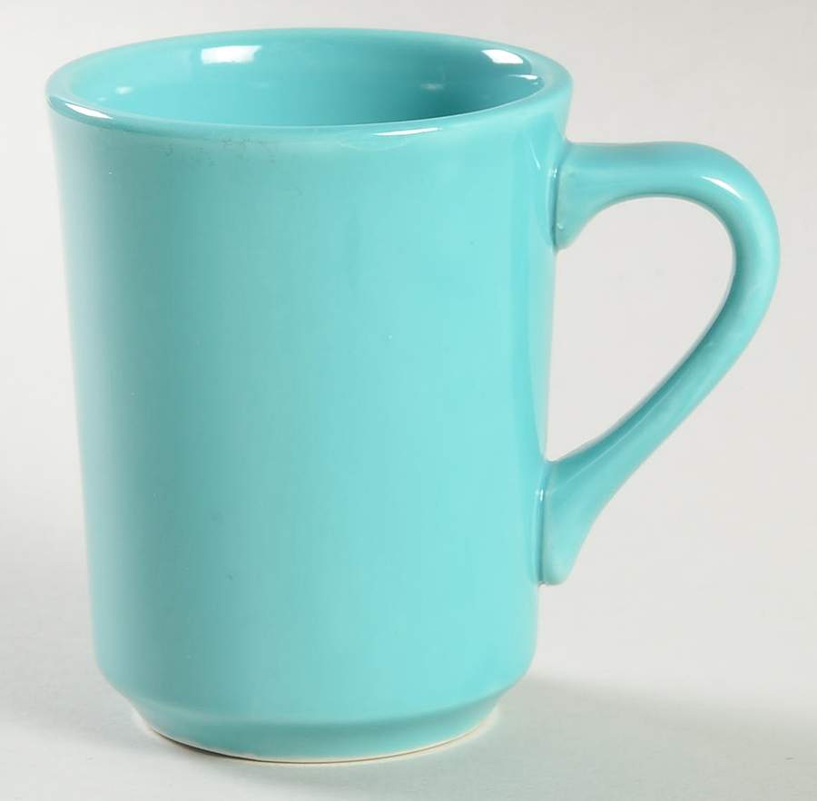 Fiesta Turquoise (Intro 1986) Denver Mug by Homer Laughlin -1