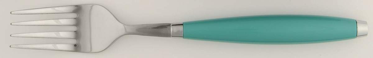 Fiesta Turquoise (Intro 1986) Individual Salad Fork by Homer Laughlin -1
