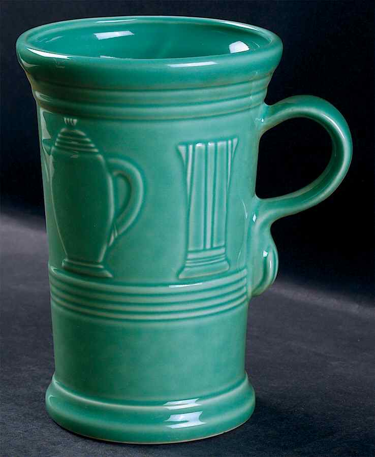 Fiesta Turquoise (Intro 1986) Cappuccino Mug by Homer Laughlin -1