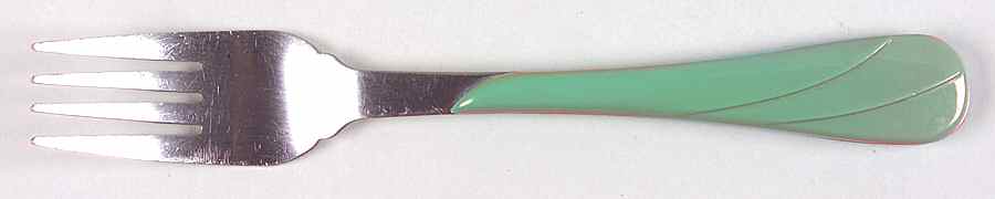 Fiesta Turquoise (Intro 1986) Dinner Fork (7 1/2" or Larger) by Homer Laughlin -1