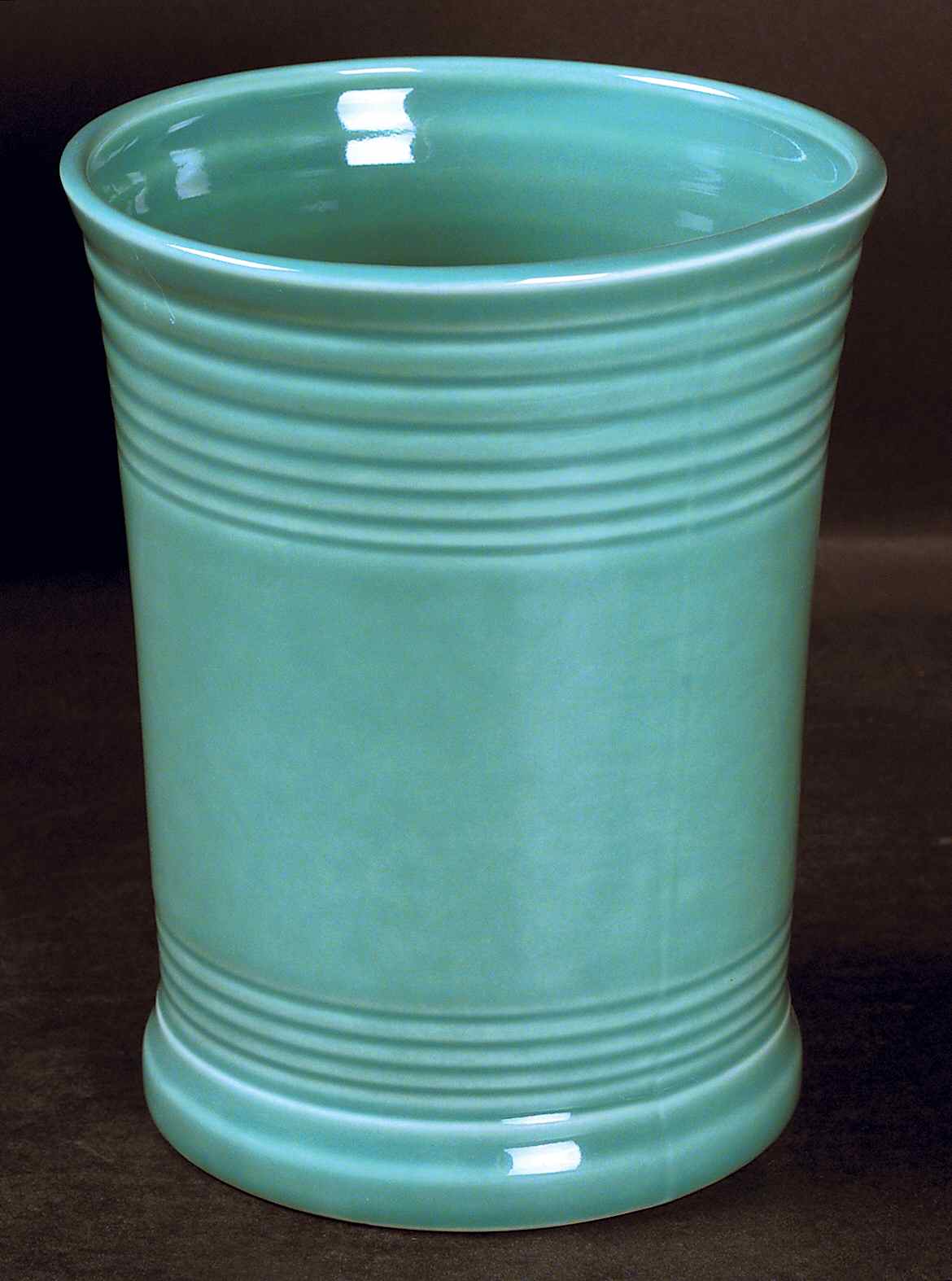 Fiesta Turquoise (Intro 1986) Utensil Holder by Homer Laughlin -1