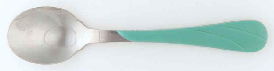 Fiesta Turquoise (Intro 1986) Oval Place Soup Spoon by Homer Laughlin -1