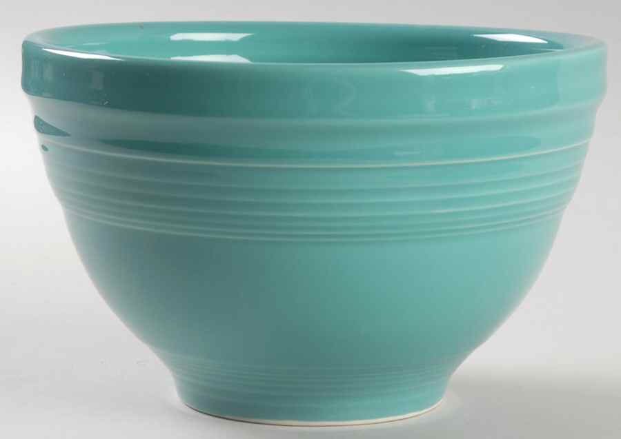 Fiesta Turquoise (Intro 1986) 7" Prep Bowl by Homer Laughlin -1