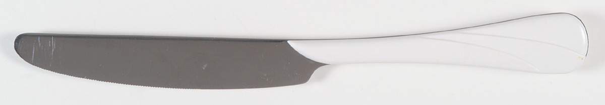Fiesta White (Intro 1986) Small Dinner Knife by Homer Laughlin -1