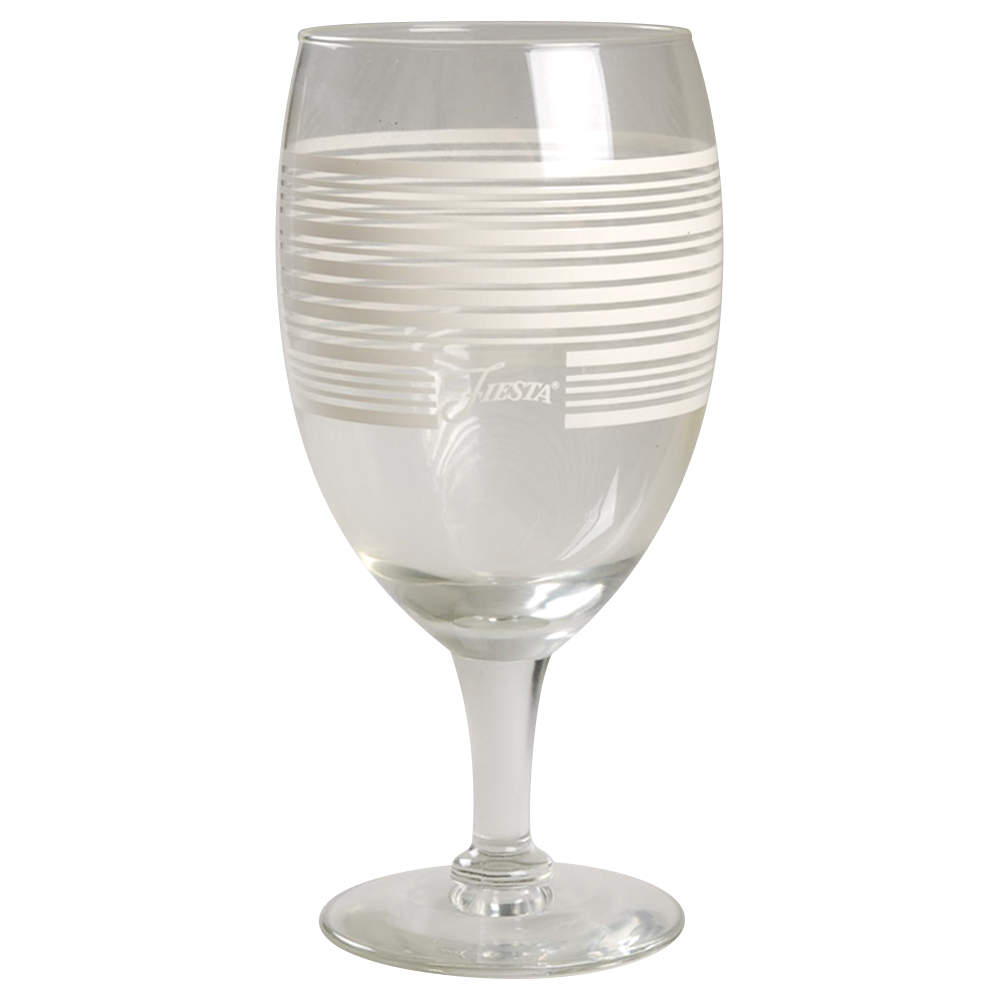 Fiesta White (Intro 1986) 14 Oz Glassware Iced Tea by Homer Laughlin -1